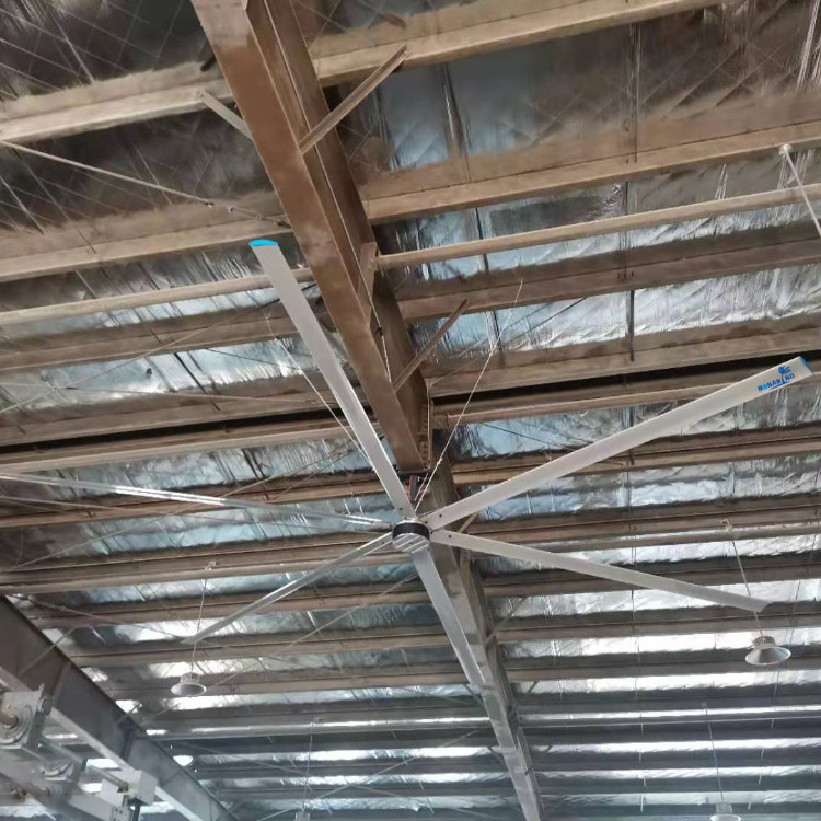 فن فلزی سقف صنعتی برای پوشش بزرگ 1400m2 جریان هوا 420000m3/H