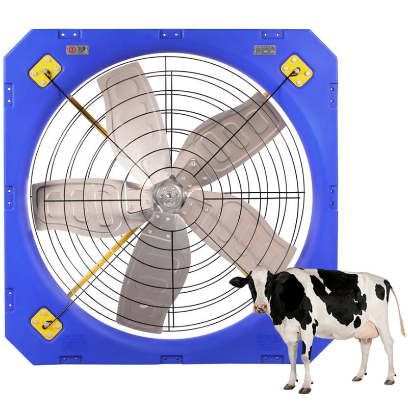 610RPM سرعت چرخش فن های تهویه دام با حالت رانندگی مستقیم و فرکانس 50-60HZ