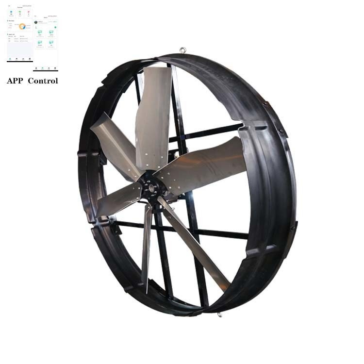 فن قدرتمند پانل به طور خاص برای فن با قطر تیغه 1830mm و حجم هوا 120000m3/h طراحی شده است