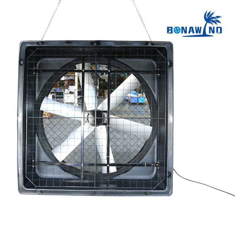 IP55 درجه بندی شده 2000W 72' فن اگزوز با حجم هوا 60m3/h برای اگزوز صنعتی