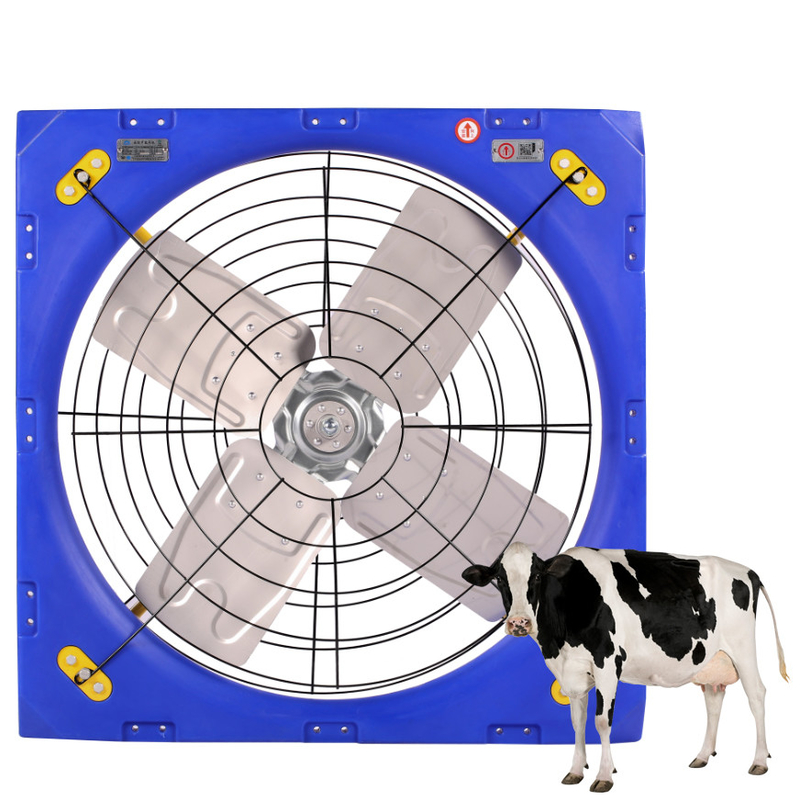 فن تهویه دام PE دو لایه با قدرت بالا با گردش 410W و جریان هوا 28273m3/h