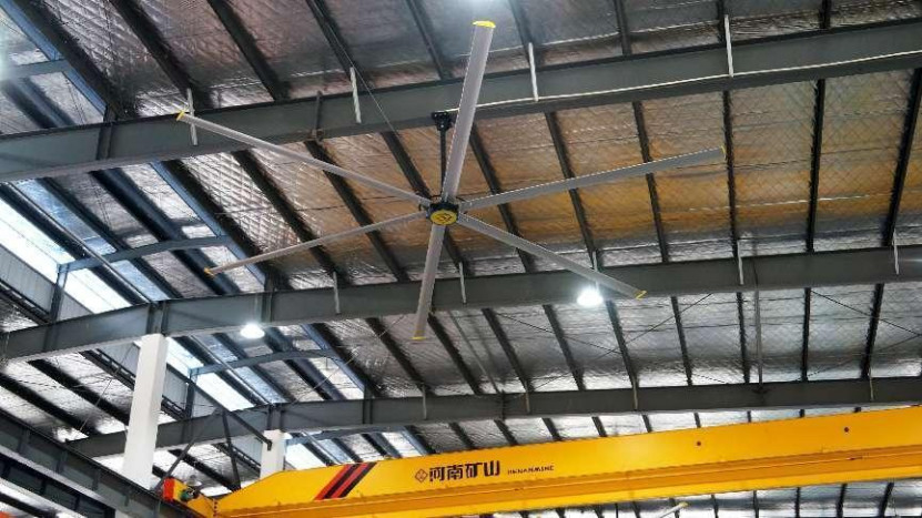 14300m3/min IP55 روتور خارجی فنر سقف صنعتی با قطر تیغه فن 7300mm