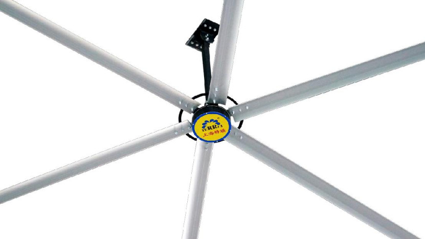 IP55 فنر سقف صنعتی با موتور DC بدون برس 1500w قدرت 55r / min سرعت چرخش