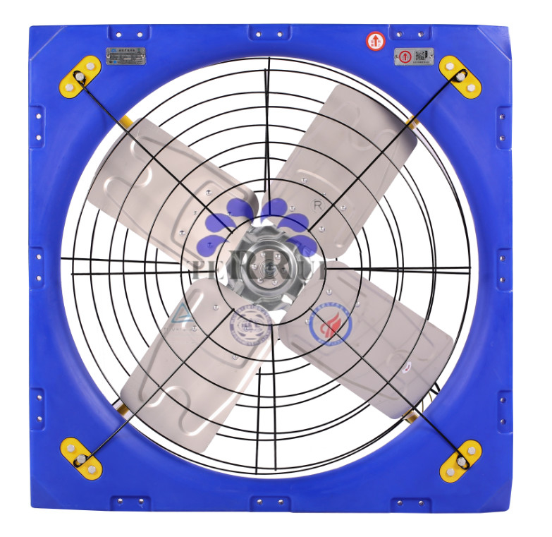 فن تهویه دام با جریان هوای حداکثر 27000 متر مکعب در ساعت و توان ورودی 410 وات