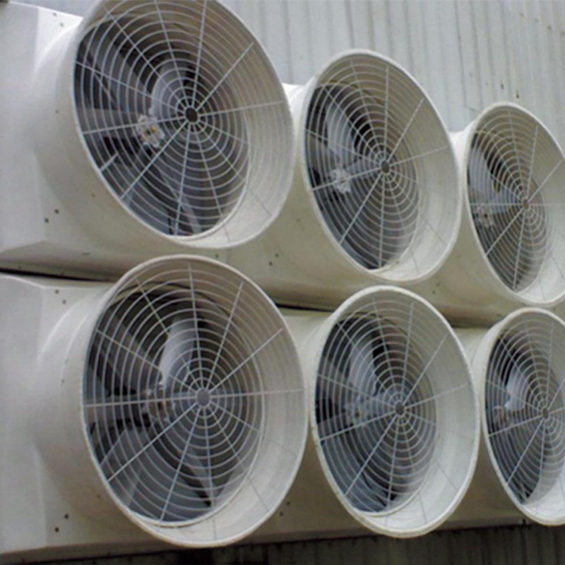 فن اگزوز صنعتی با سرعت چرخش 460r / min برای جریان هوا بهینه و قدرت 850w