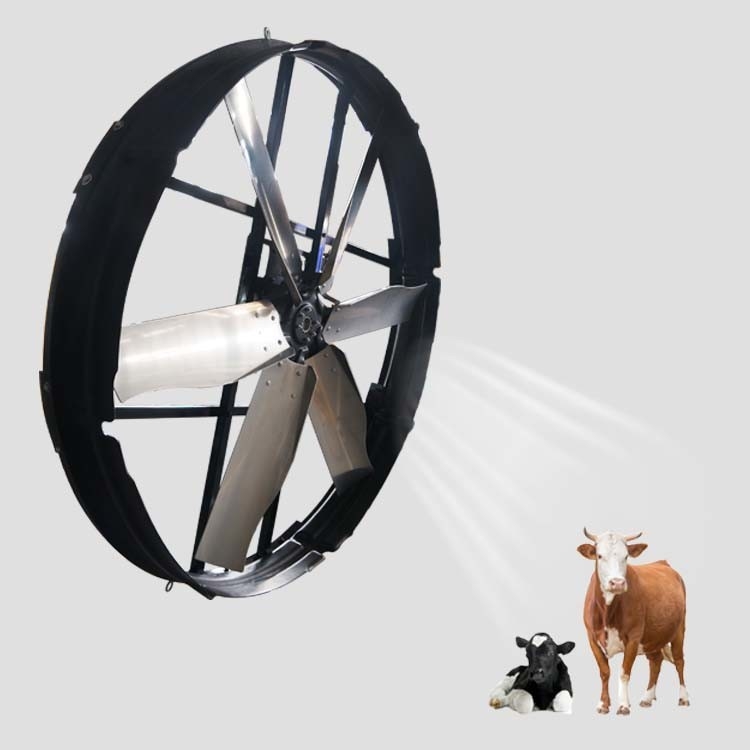 فن پنل صنعتی با بهره وری بالا 3Φ 380V 50Hz منبع برق و 60m3h حجم هوا برجسته