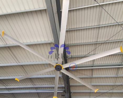 7300mm/24FT فن سقف صنعتی برای حجم بالای هوا/W 9.53m3/min در محیط های صنعتی
