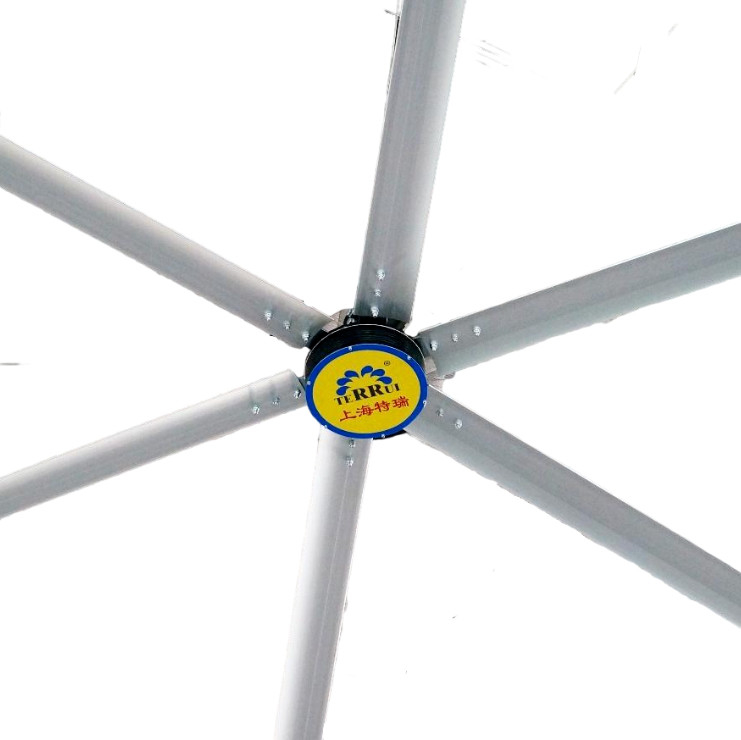 7300mm/24FT فن سقف صنعتی برای حجم بالای هوا/W 9.53m3/min در محیط های صنعتی