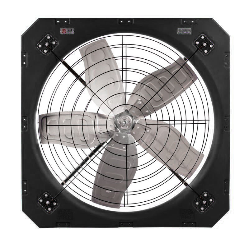 610RPM سرعت چرخش فن های تهویه دام با حالت رانندگی مستقیم و فرکانس 50-60HZ
