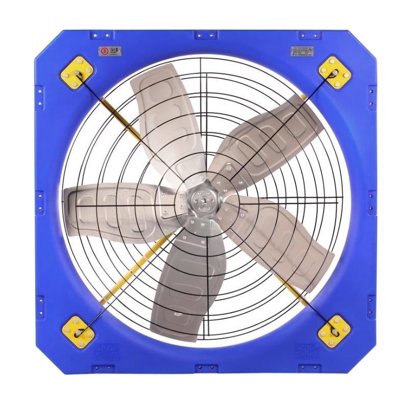 610RPM سرعت چرخش فن های تهویه دام با حالت رانندگی مستقیم و فرکانس 50-60HZ