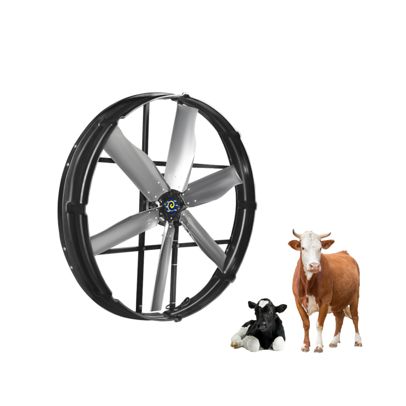 قدرت 2000W فن اگزوز صنعتی IP55 سطح حفاظت 60mm نصب لوله 345r / min سرعت چرخش
