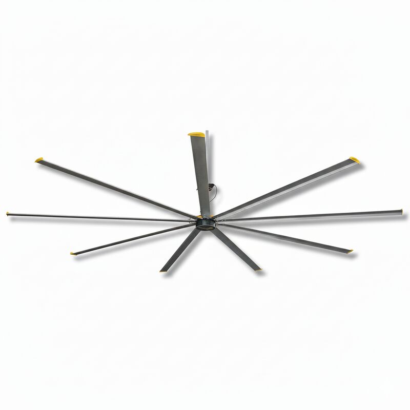 پنکه سقفی صنعتی Terrui با موتور BLDC، پنکه سقفی HVLS برای فضاهای بزرگ