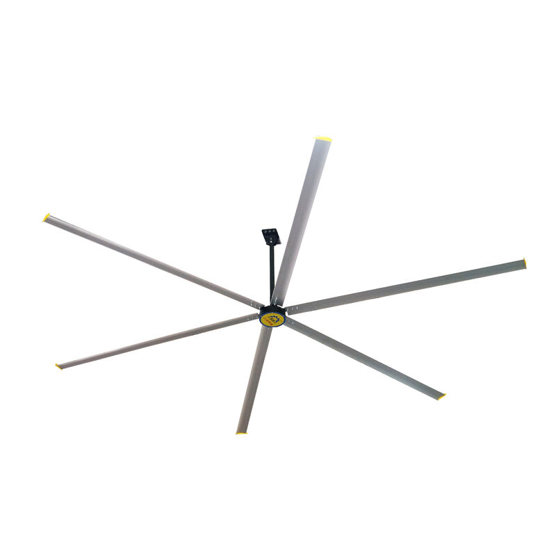 پنکه سقفی صنعتی Terrui با موتور BLDC، پنکه سقفی HVLS برای فضاهای بزرگ