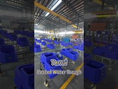 آب رسان اتوماتیک چوبی آبی با جریان 120 لیتر / 31 گال در دقیقه و 3 مجموعه از دیسک های گرمایشی 220V300W