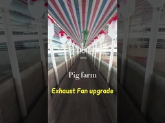 حجم فن اگزوز صنعتی 72 اینچ قطر تیغه درجه حفاظت IP55