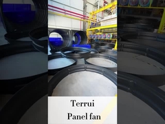 فن اگزوز صنعتی با قدرت 2000W ورودی 345r / min سرعت چرخش 20-100٪ کنترل سرعت