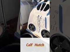 گوساله های گوساله ای از پلی اتیلن مستطیل سفید