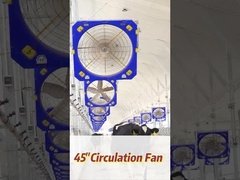فن صنعتی قدرتمند با سرعت چرخش 610RPM 40700m3/h جریان هوا