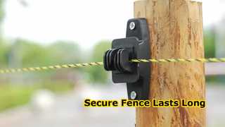 این عایق ها از پلاستیک غیر رسانا تشکیل شده اند تا در محیط های سخت کشاورزی دوام بیاورند